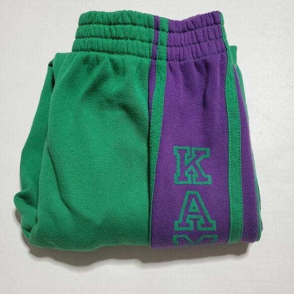 Vintage Kamikaze World Tour Sweatpants Size M Green 90’s Joggers Sweats Mens - Picture 10 of 10